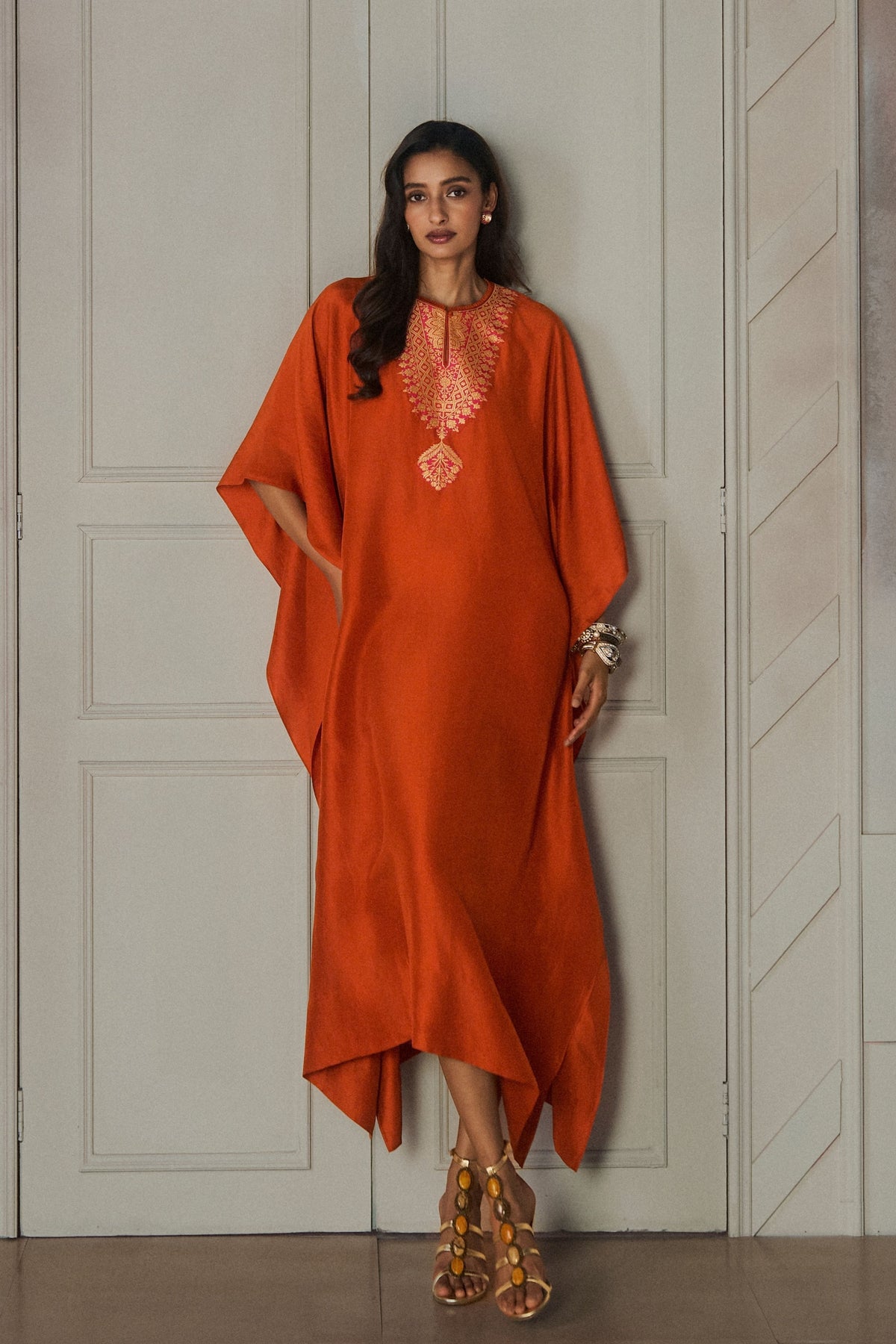 Banaras Patch Kaftan