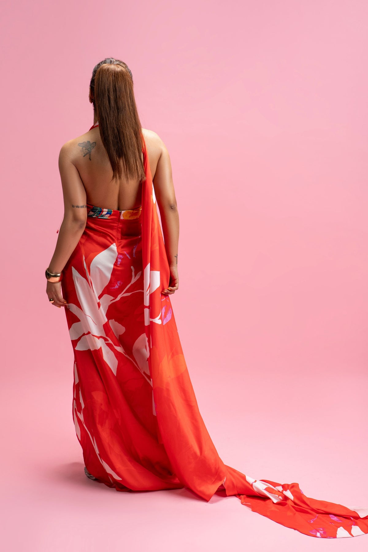 Red Backless Dress