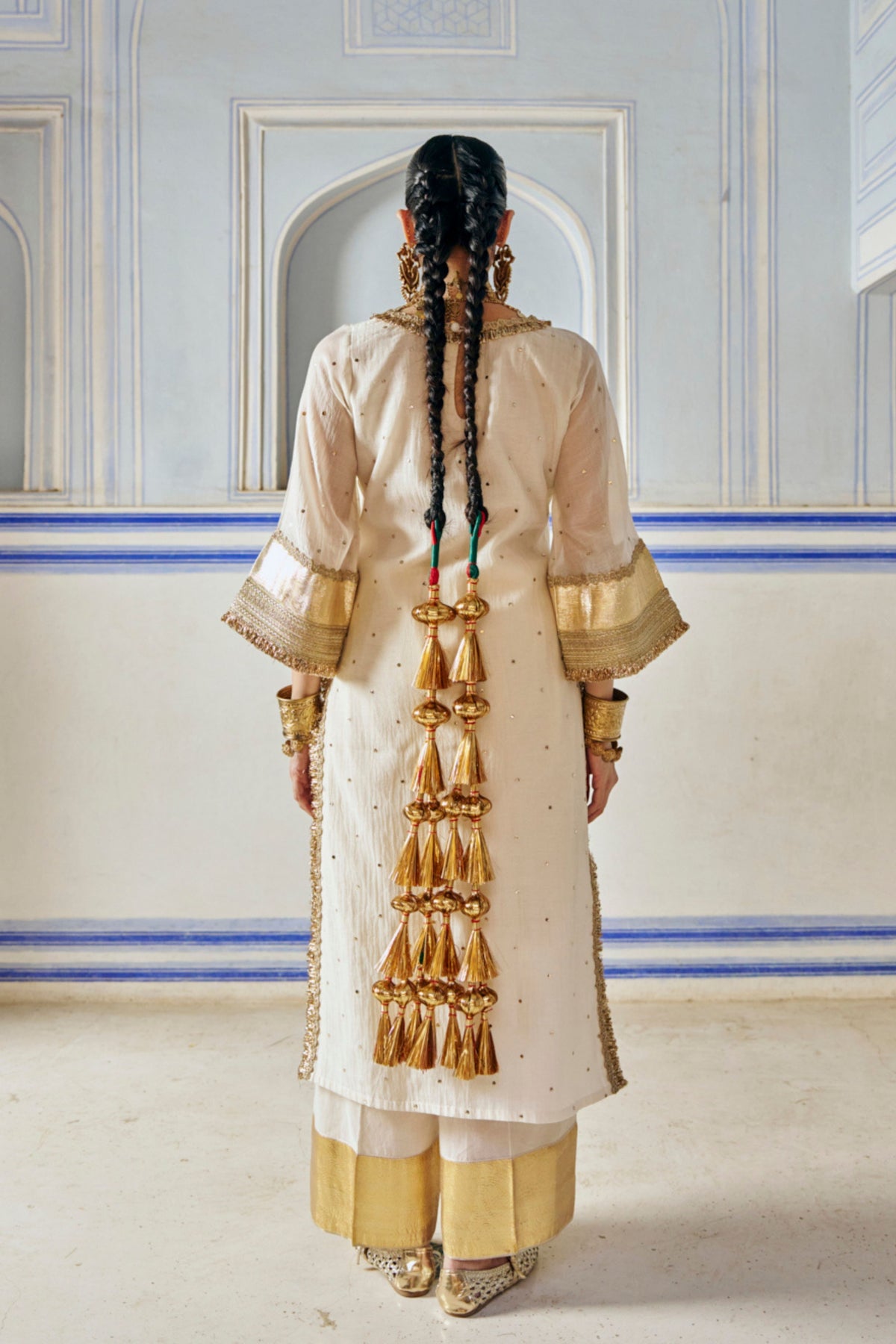 Ivory Straight Kurta Set
