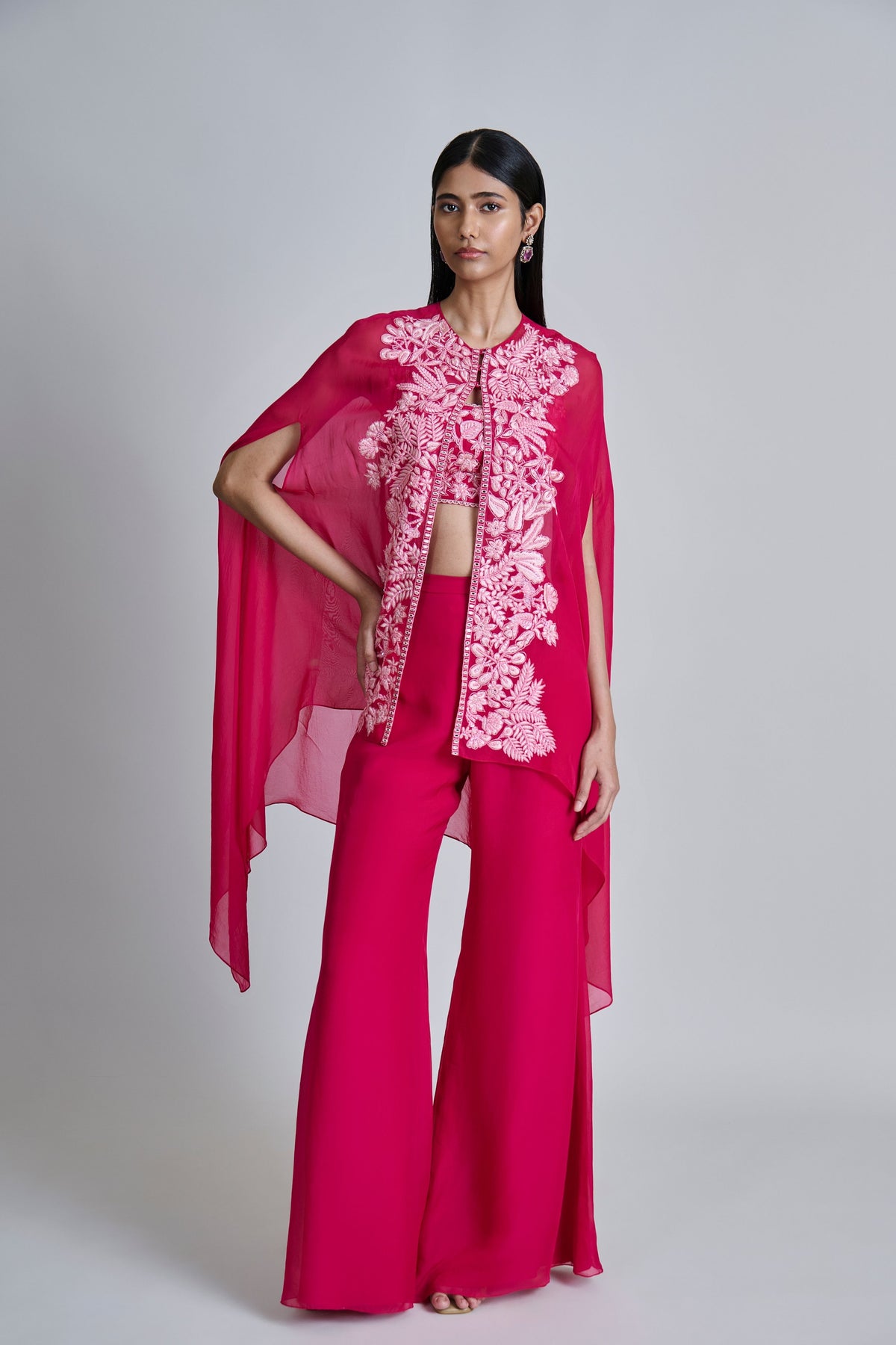 Aurea Fuchsia Cape Set