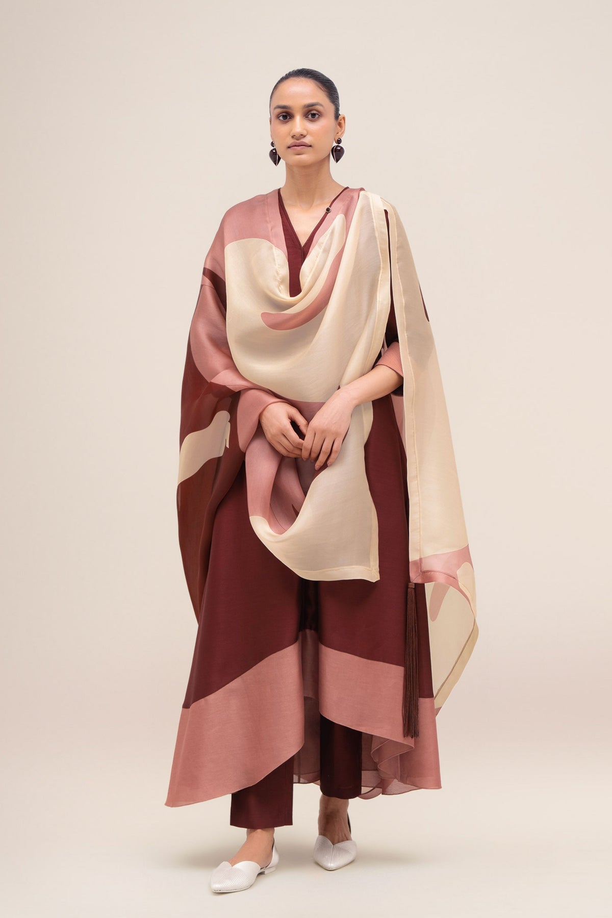 Sama Brick Kurta Set