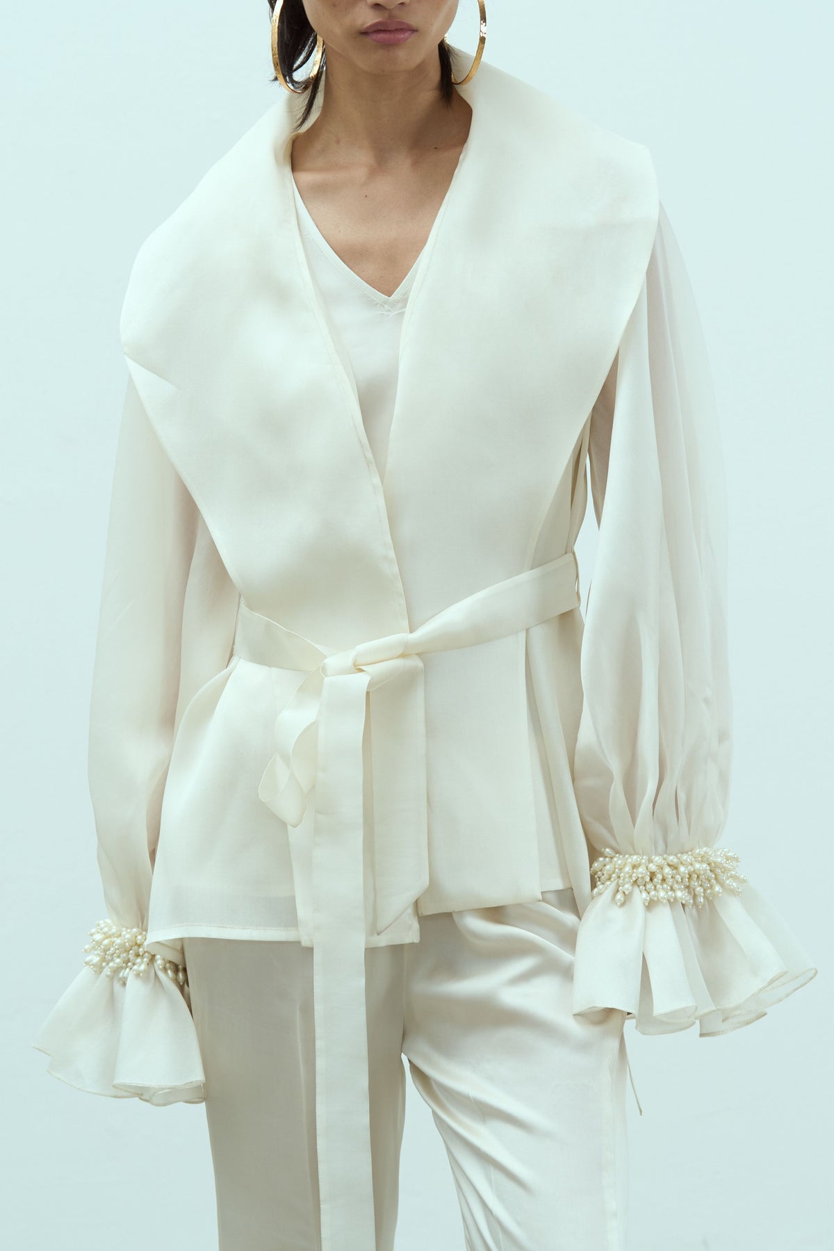 Egg Shell Peony Set