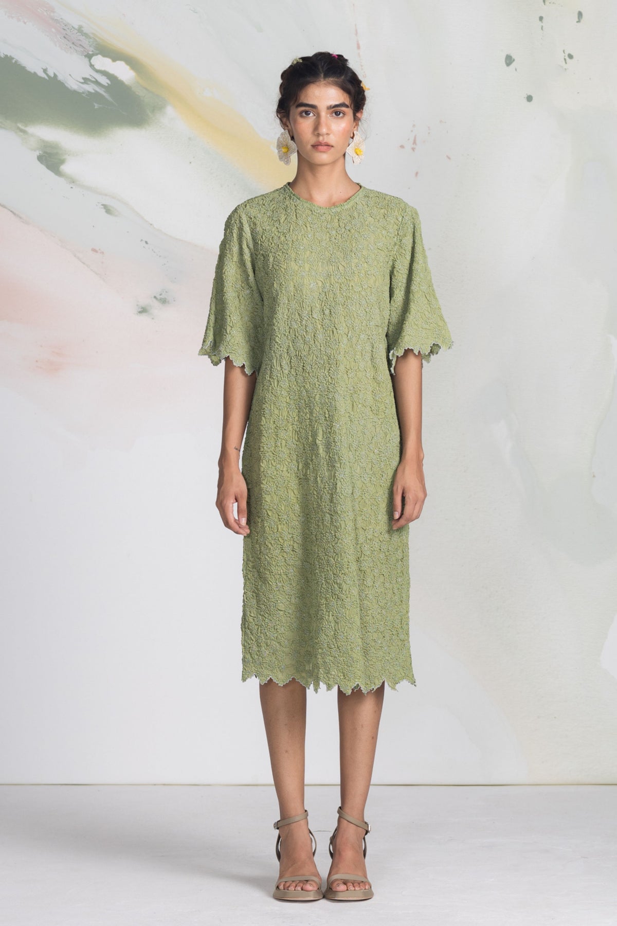 Gleam Smock Dress