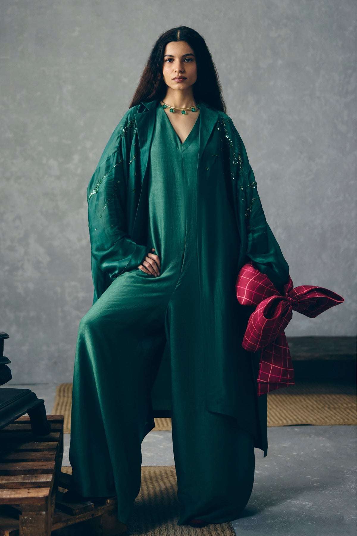 Wasabi Jumpsuit Set