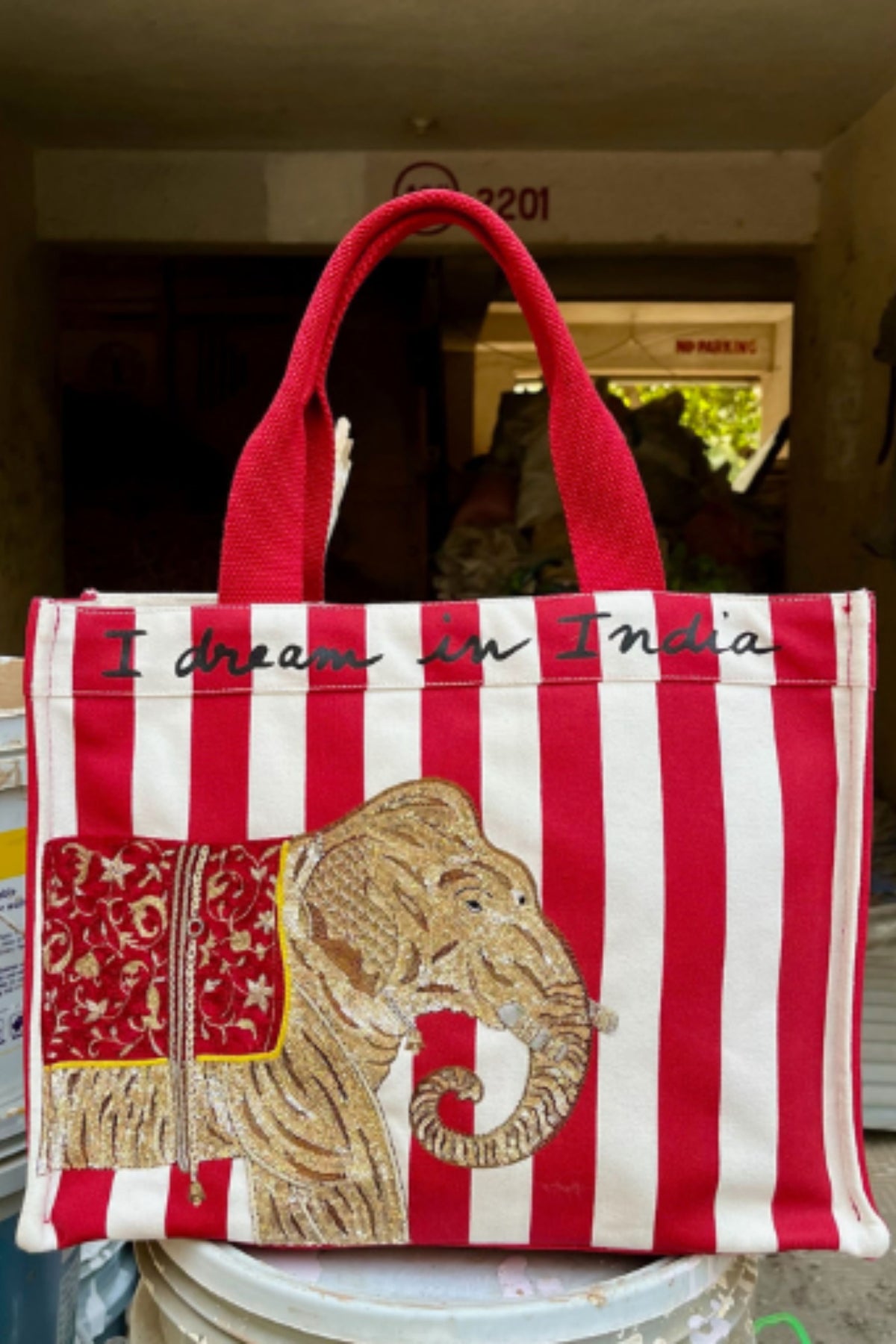 Tara in Vermillion Red Bag