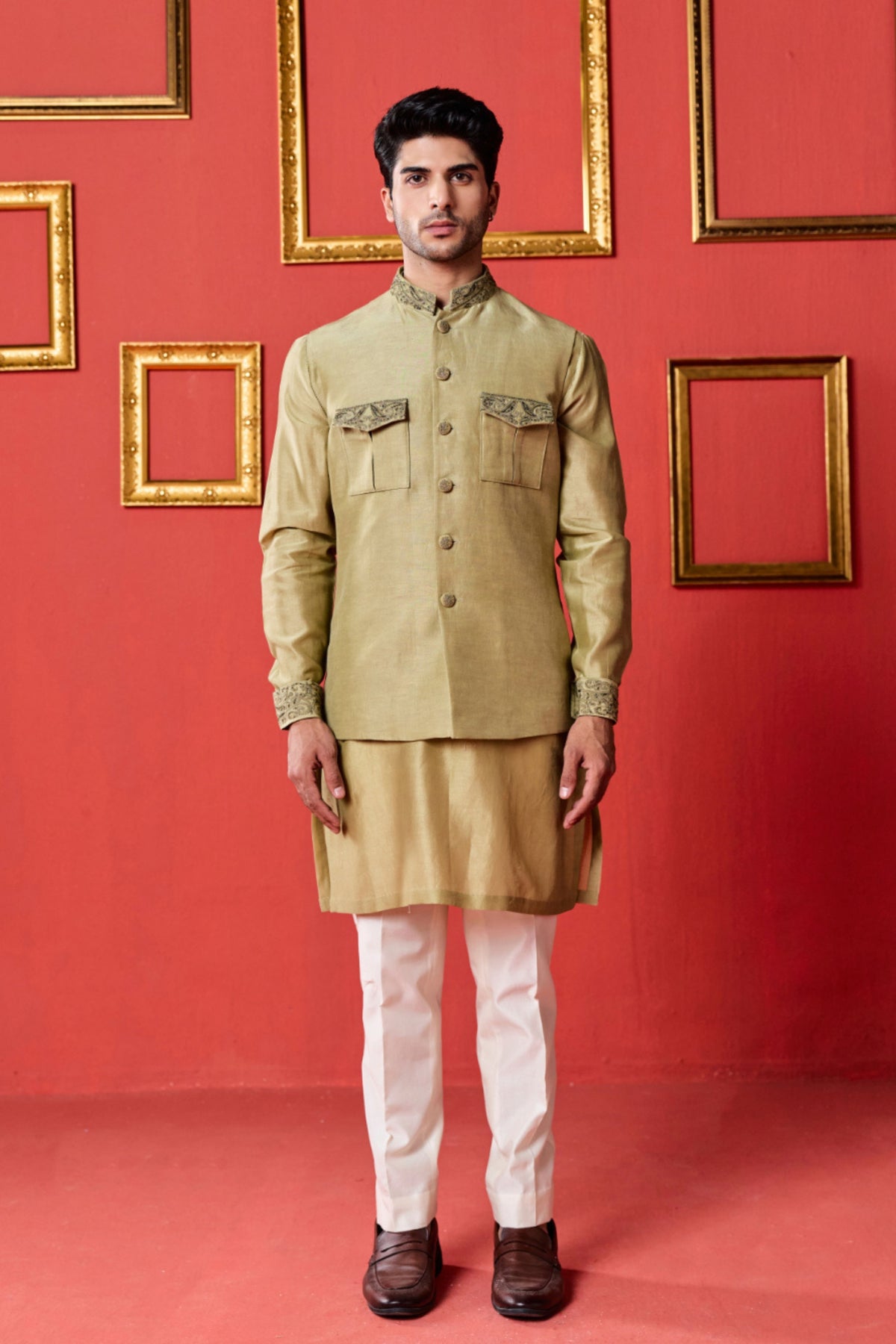 Saarth Nehru Jacket Set