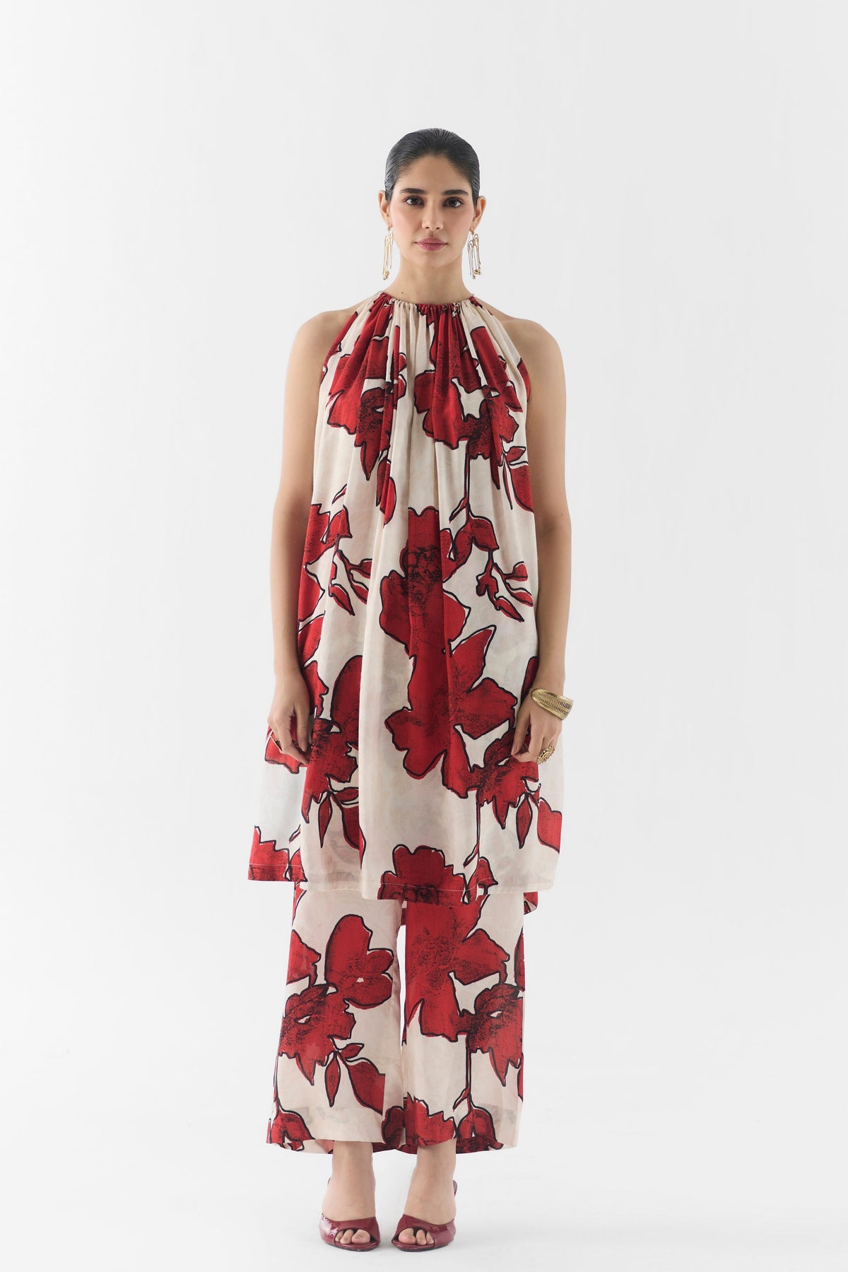 Rosalie Halter Tunic Set