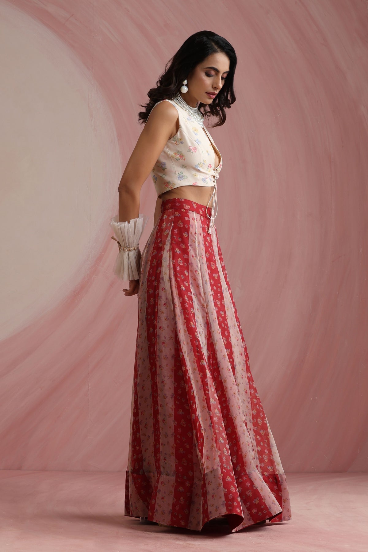 Palace Petals Lehenga Set