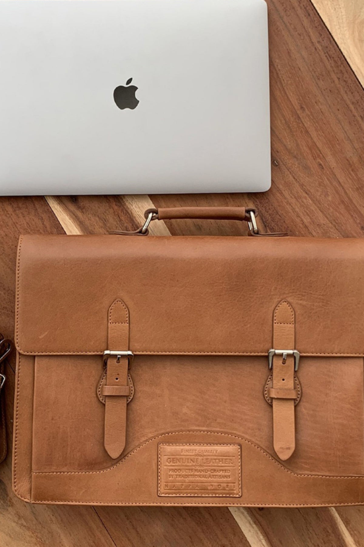 Tan Norman Laptop Bag