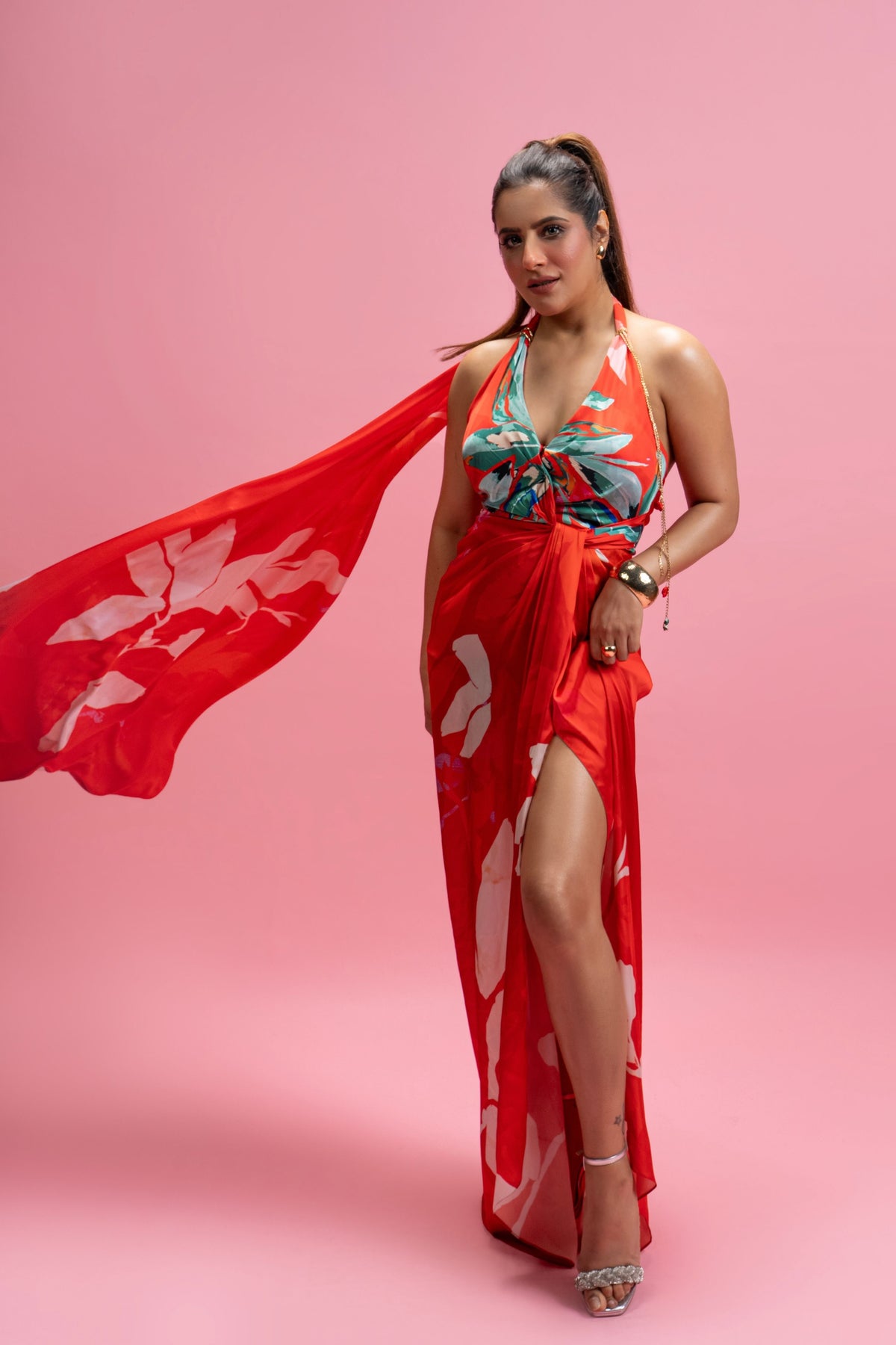 Red Backless Dress
