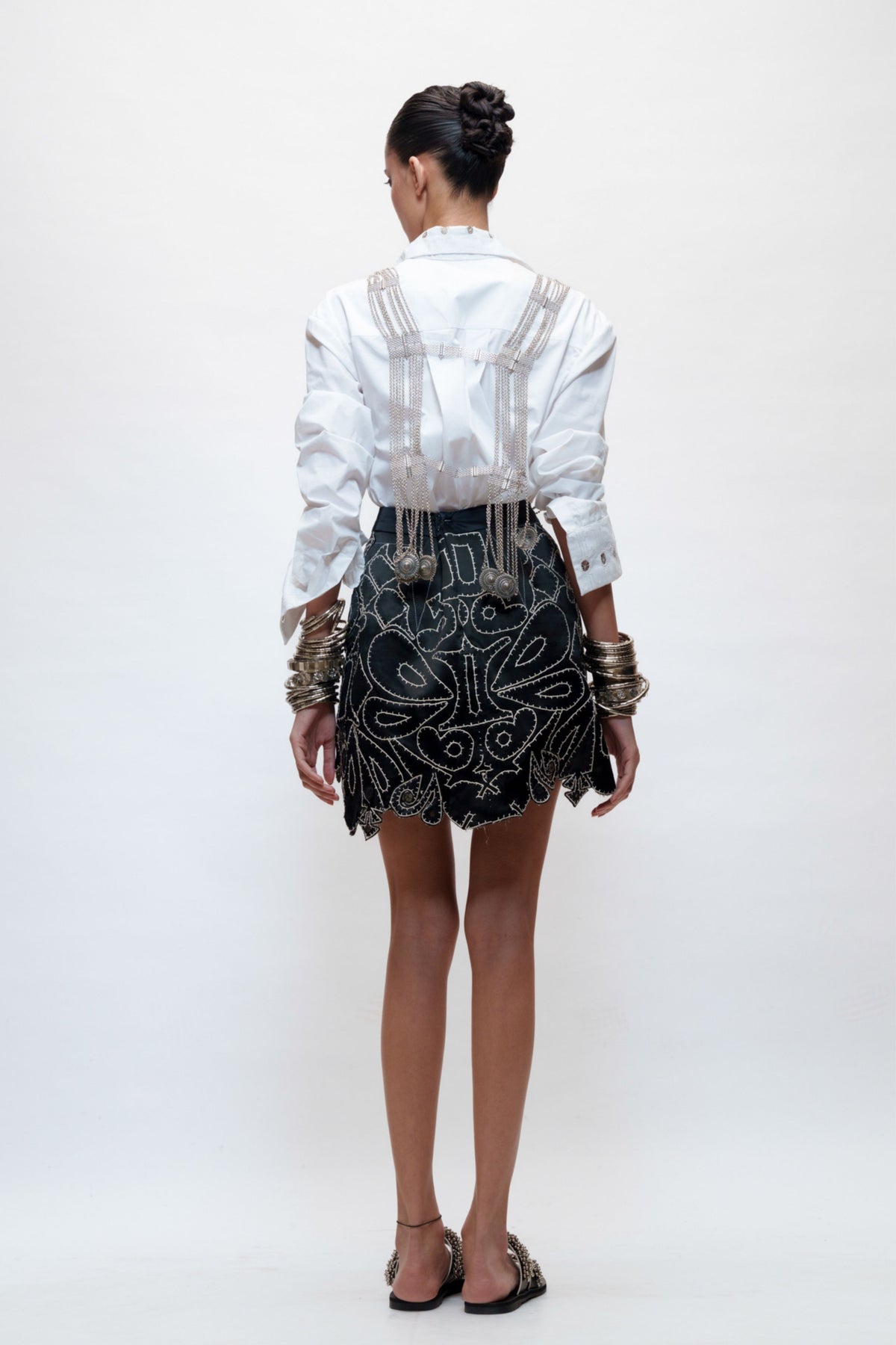 Embellished Tribal Skirt