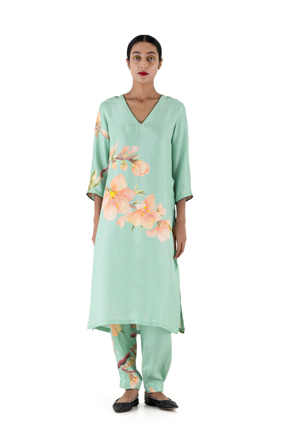 Kakol Pale Blue Kurta With Pants