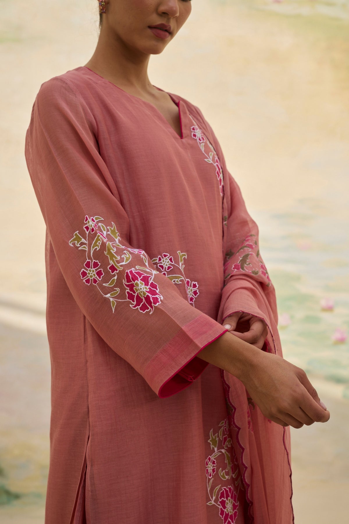 Rose Kurta Set