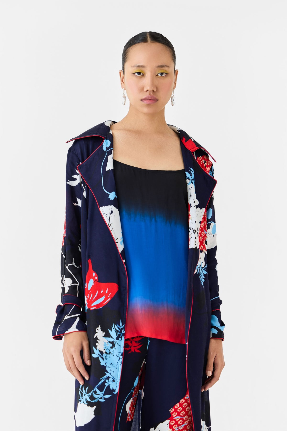 Royal Ikigai Trench Coat Set