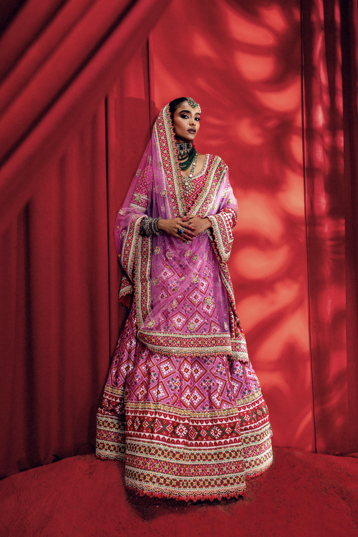 Pink Patola Lehnga