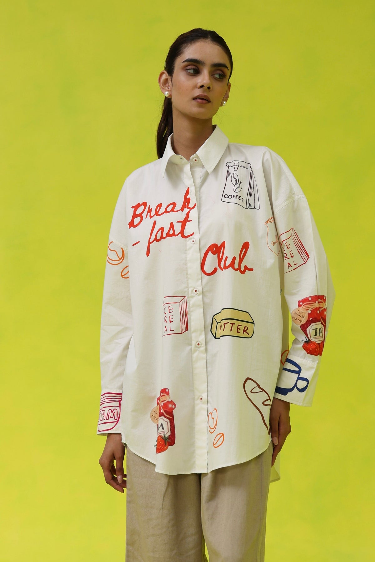 Breakfast Club  Oversized Shirt