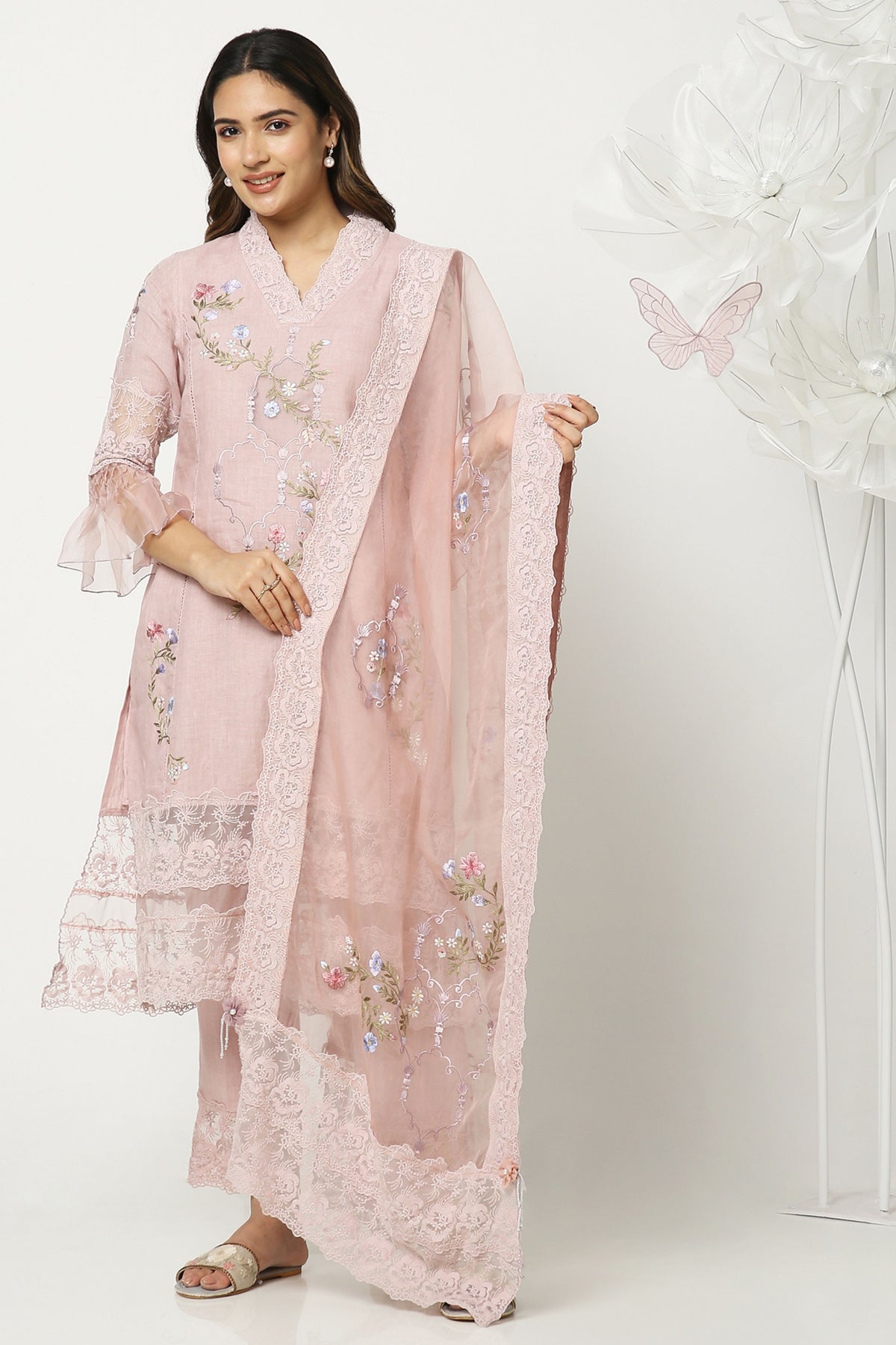 Pink Eden Kurta Set