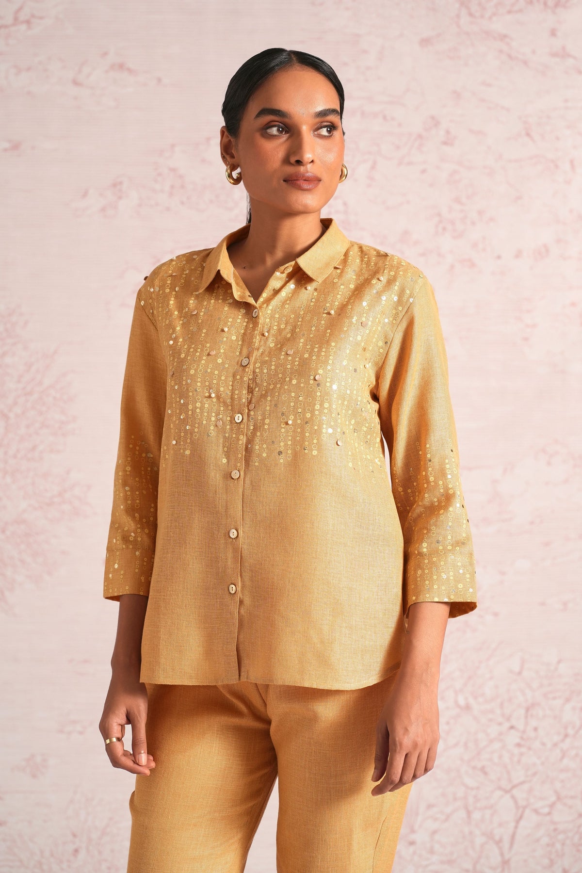 Strings Cashew Shirt
