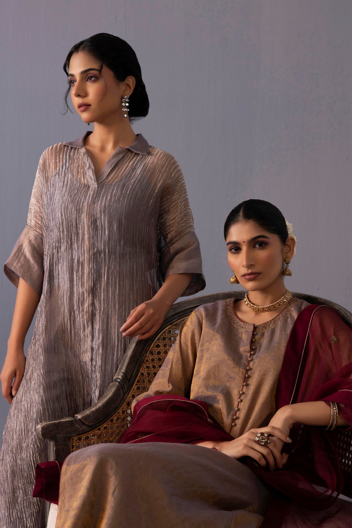 Rashmi Grey Kurta Set
