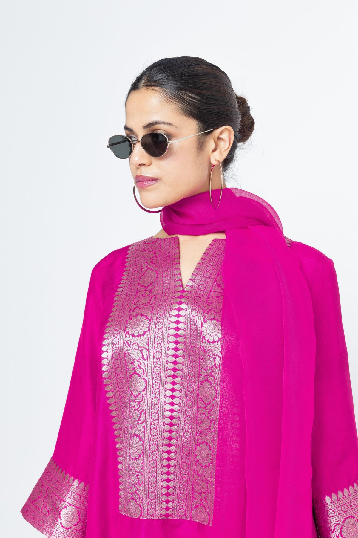 Seher Pink Kurta  Set