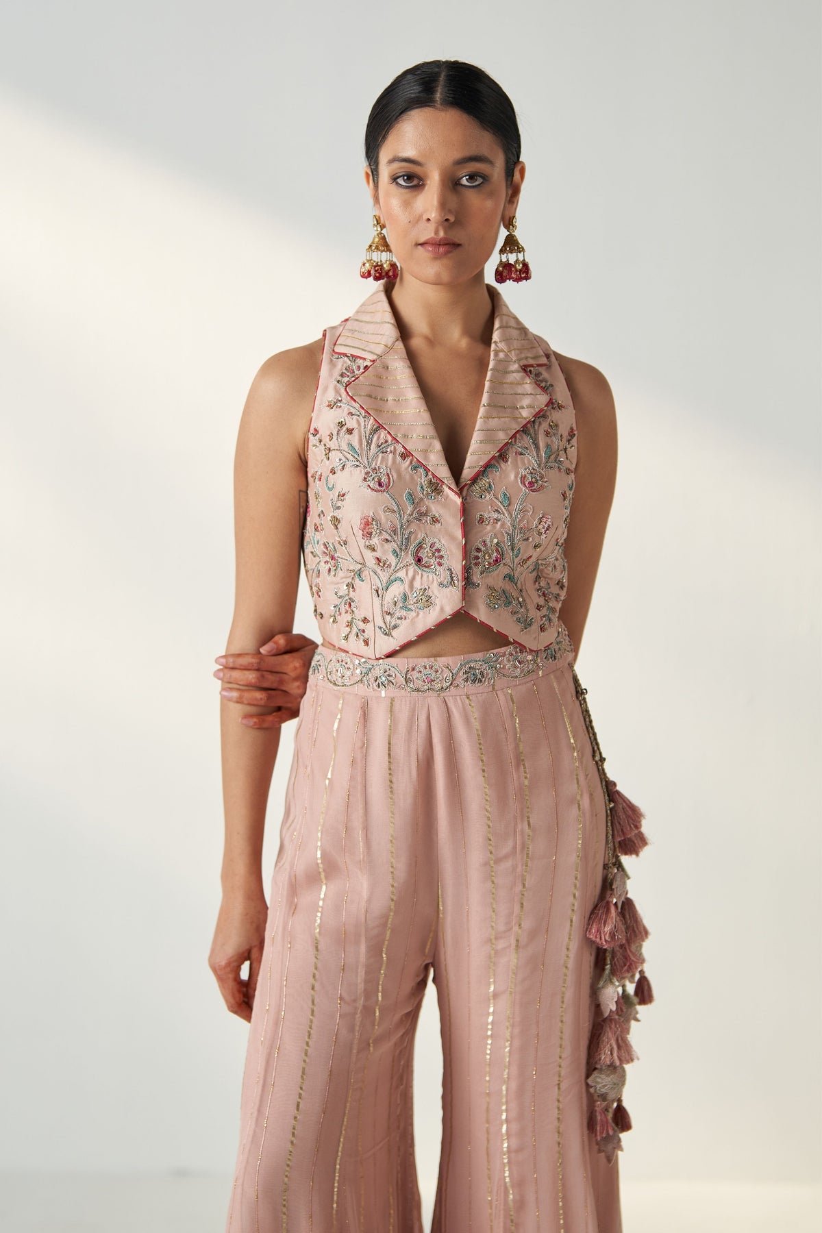 Ridhi Blush Pink Sharara Set