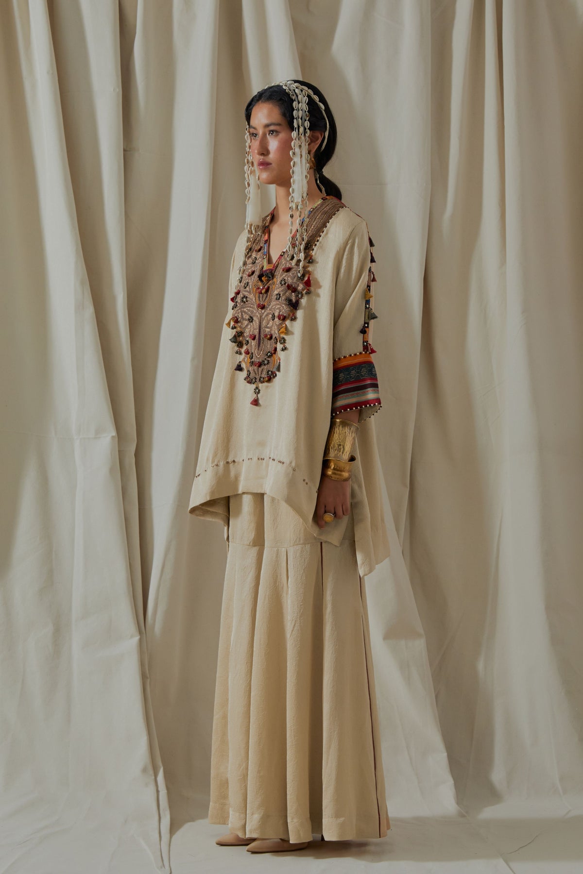 Mitra Short Kurta With Sharara