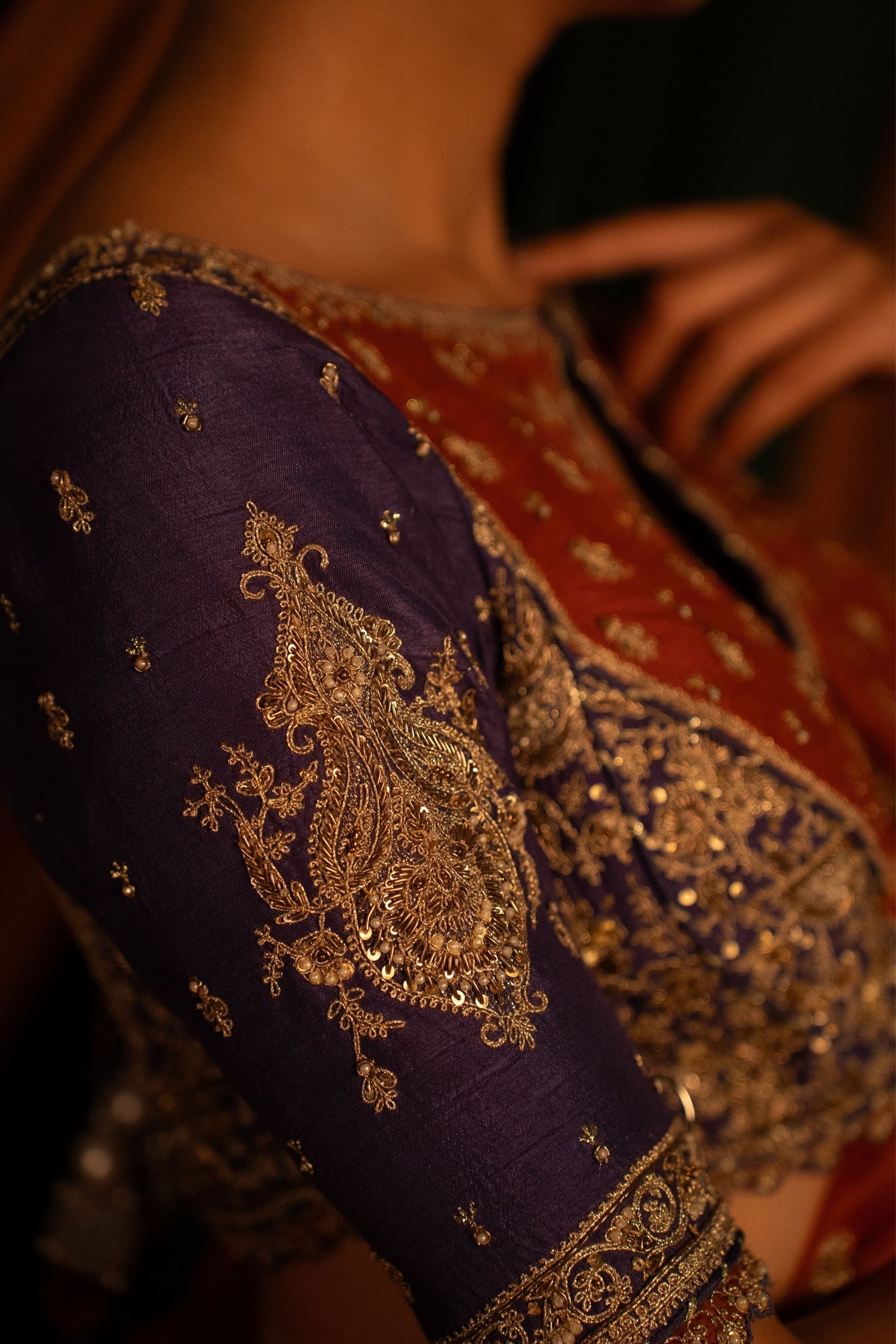 Kumkumi Kesar Saree Set