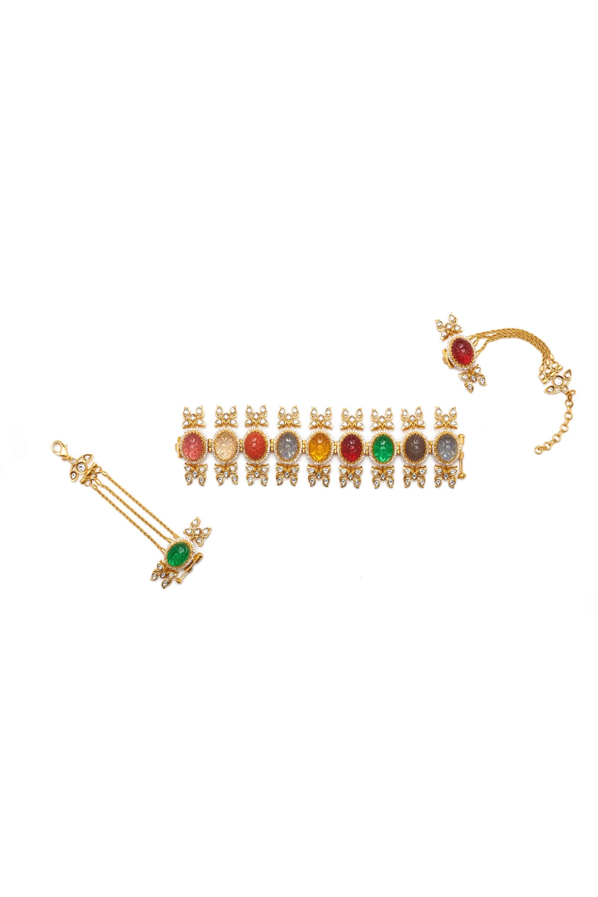 Valley of Flowers Choker And Bracelet
