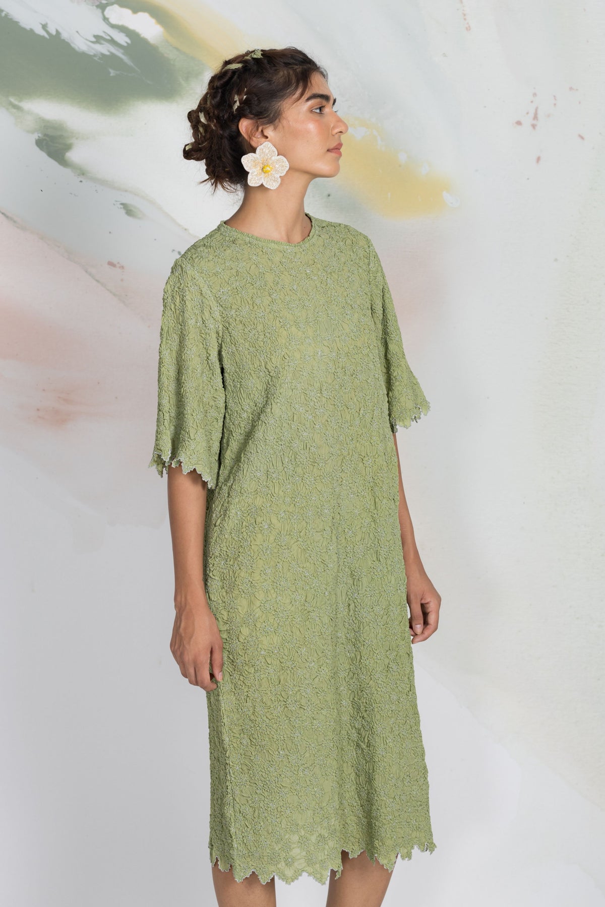 Gleam Smock Dress