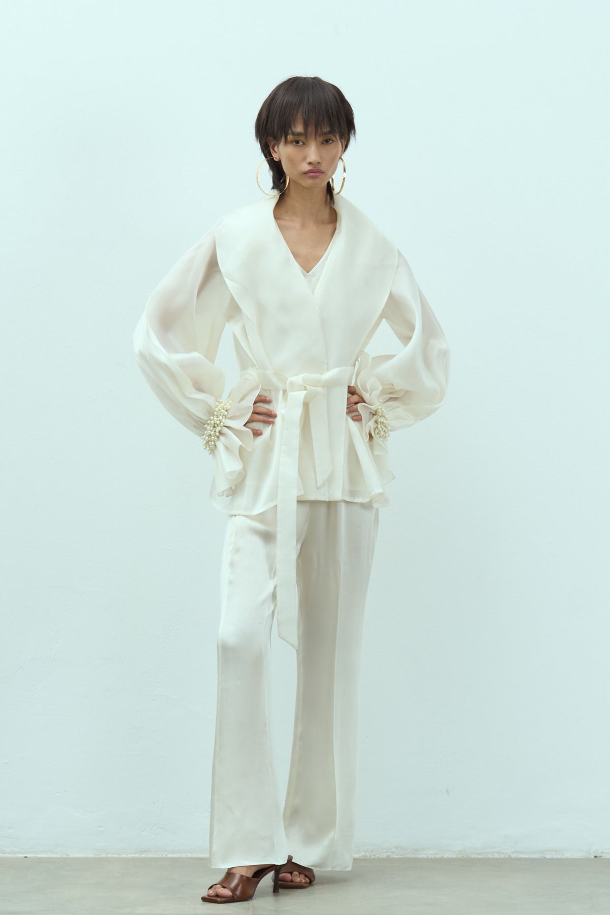 Egg Shell Peony Set
