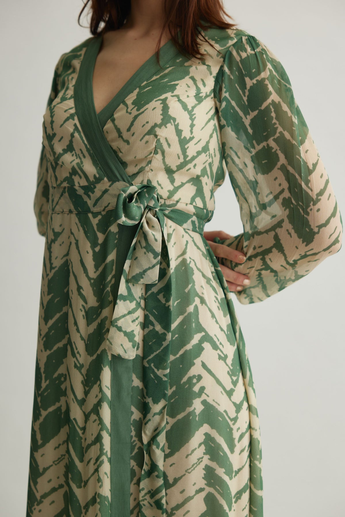 Mint Chevron Dress