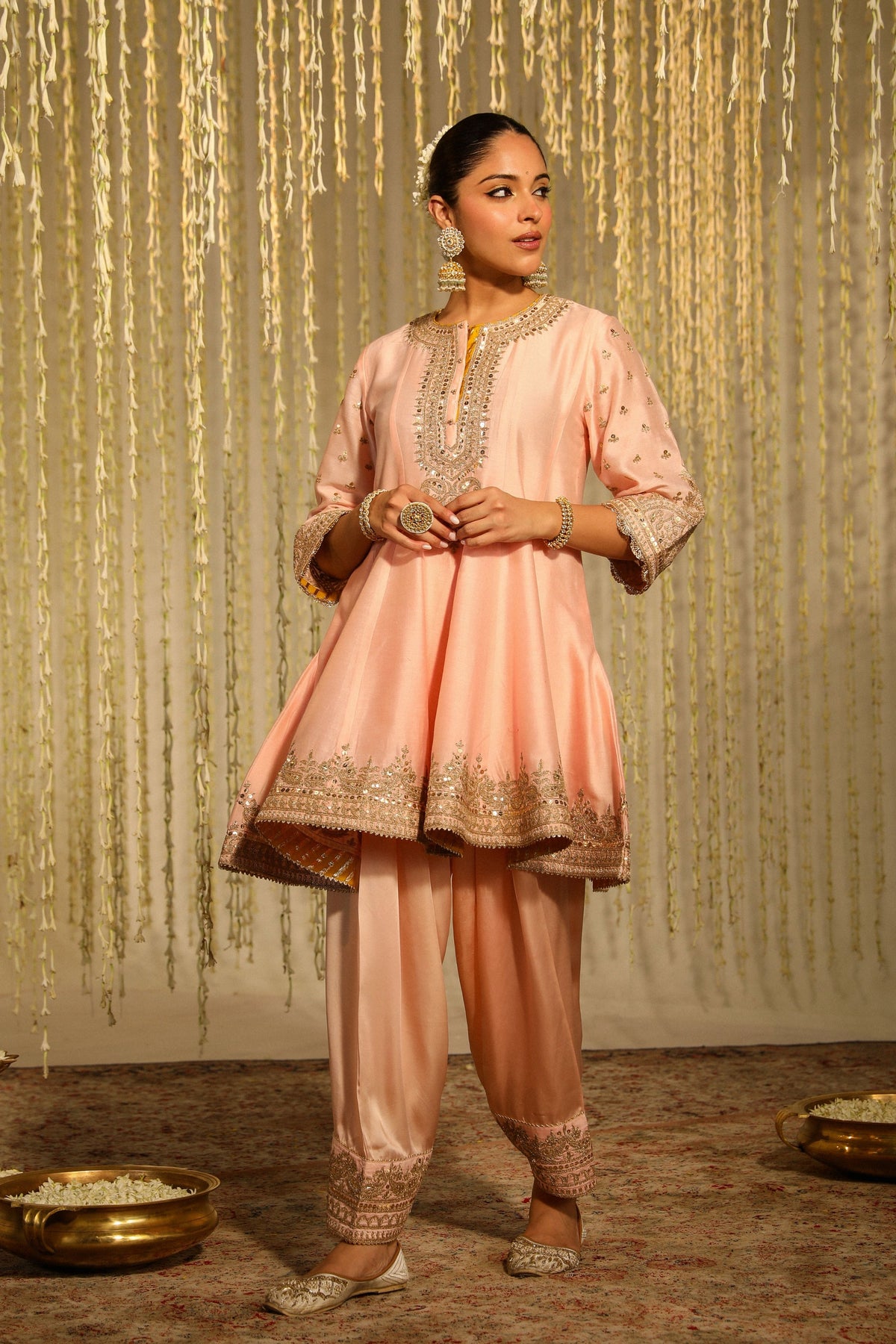Warizah Rose Pink Salwar Set