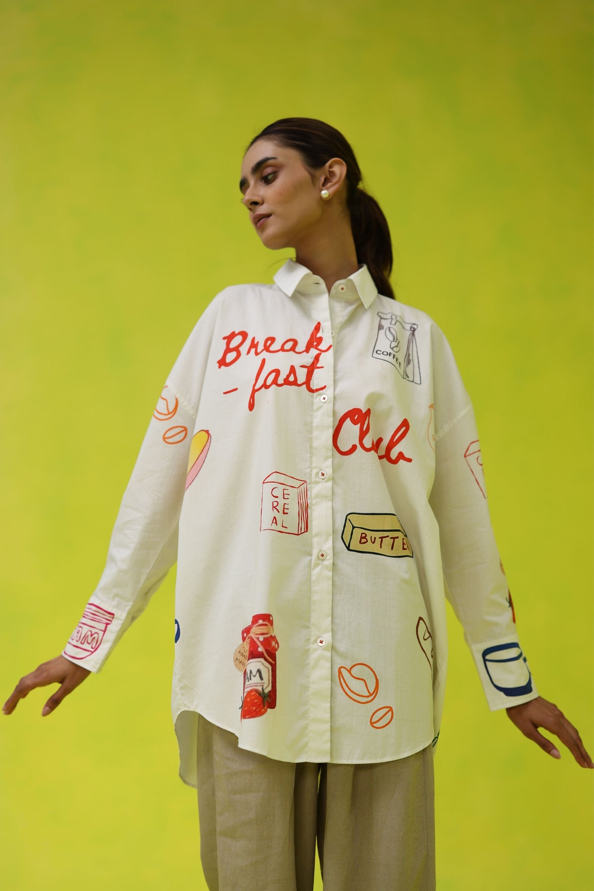 Breakfast Club  Oversized Shirt