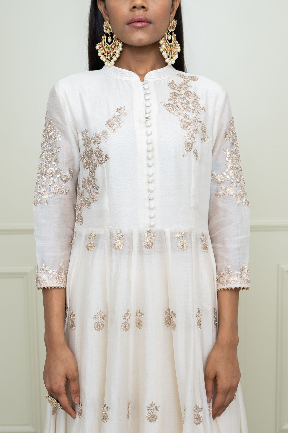 Daisy ivory- taveshi anarkali set