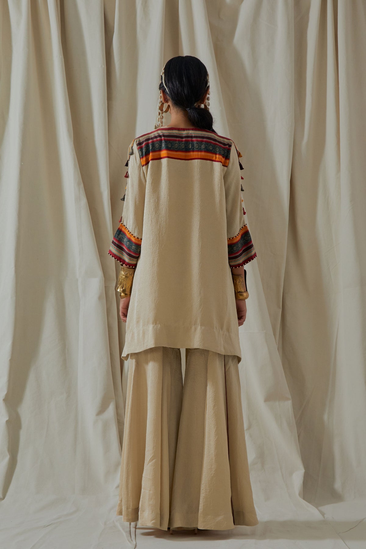 Mitra Short Kurta With Sharara