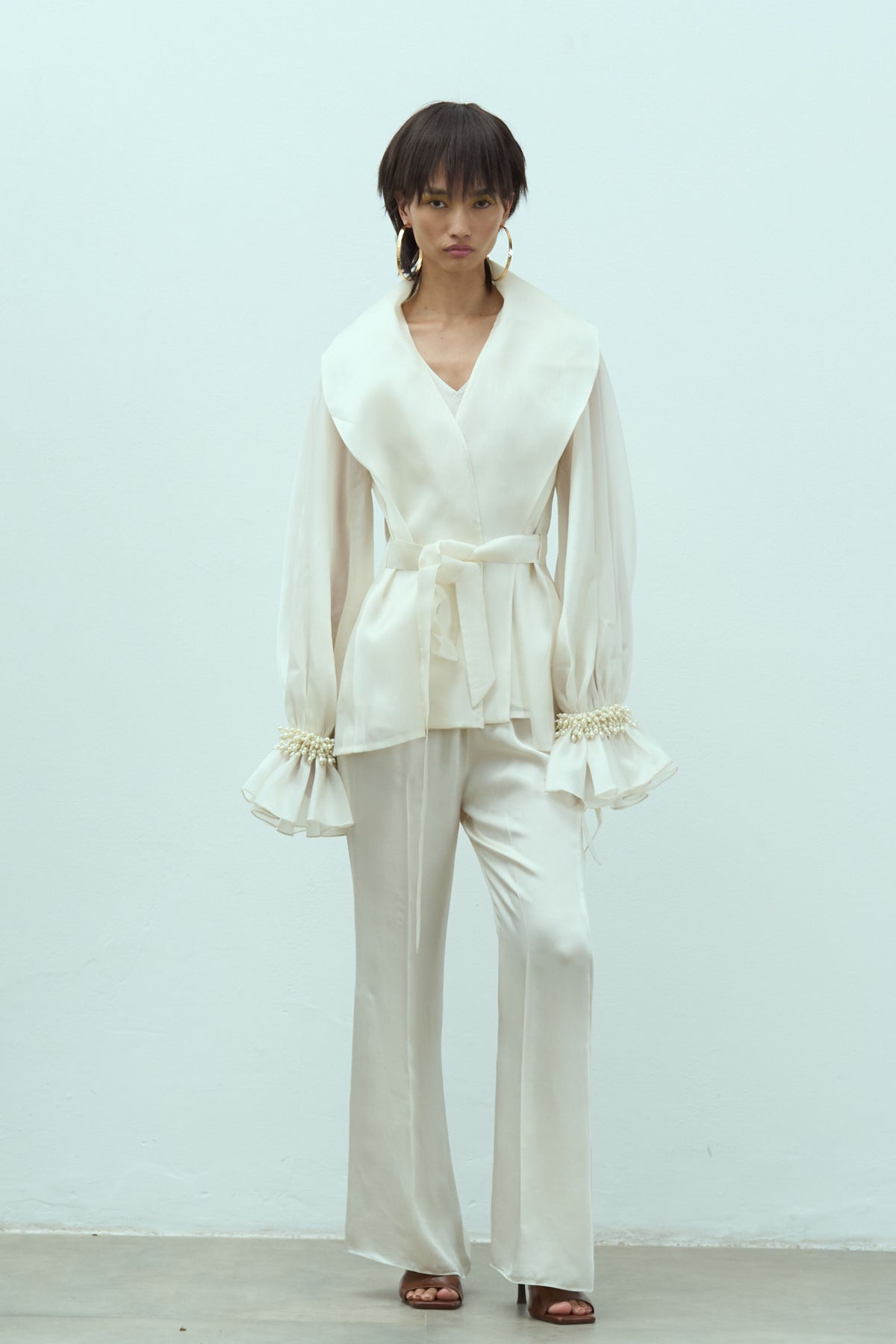 Egg Shell Peony Set