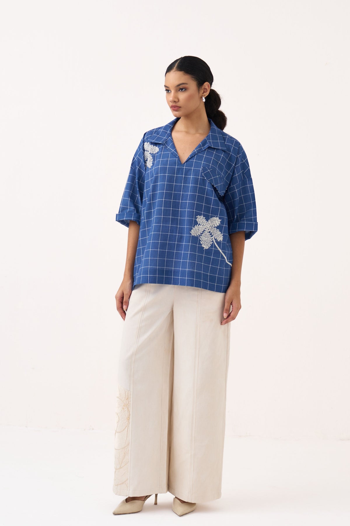 V Neck Co-Ord Set