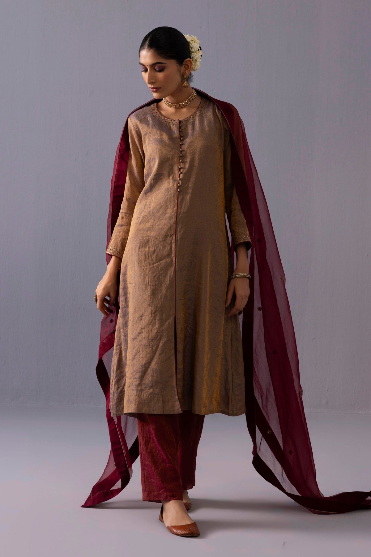 Rashmi Grey Kurta Set