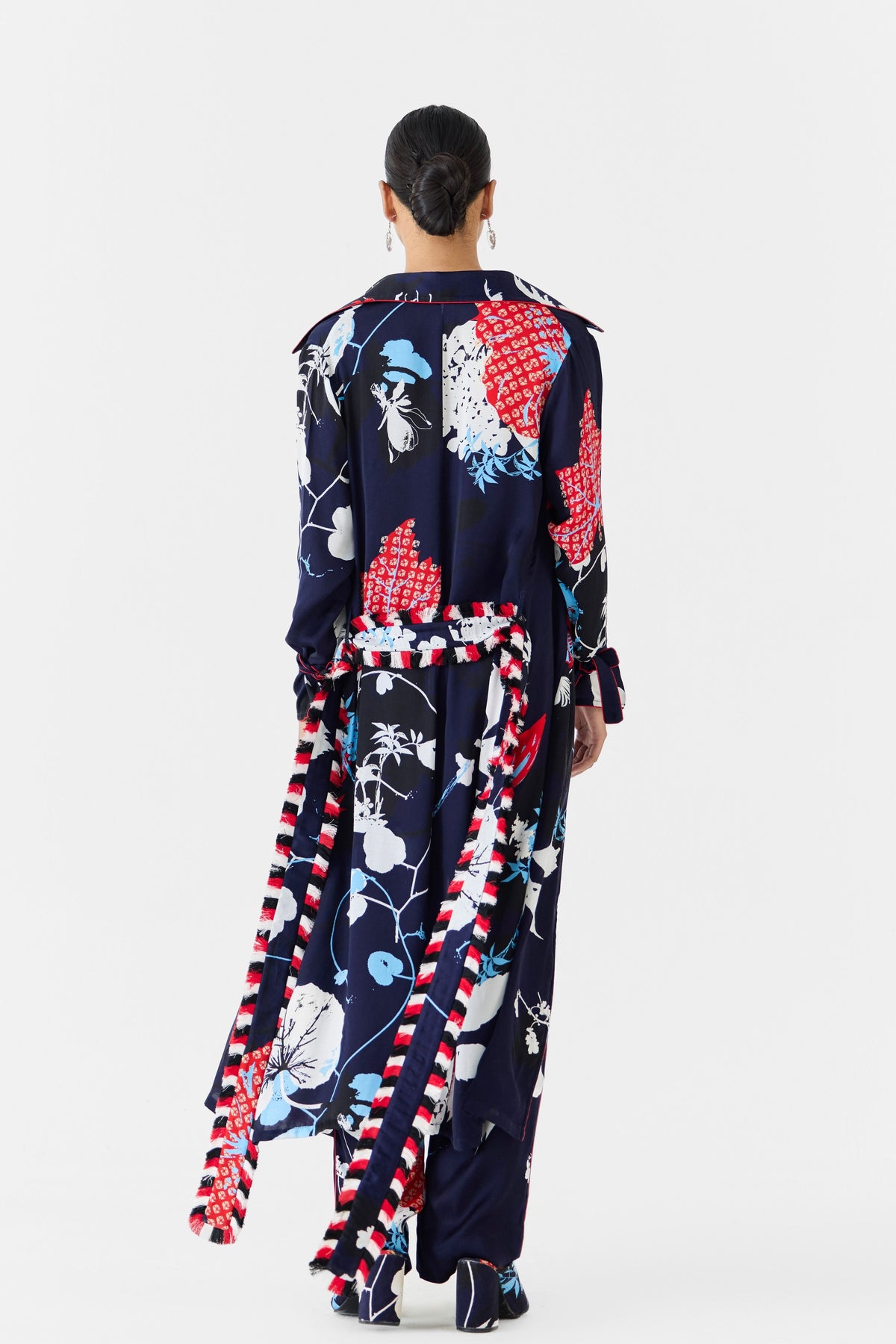 Royal Ikigai Trench Coat Set