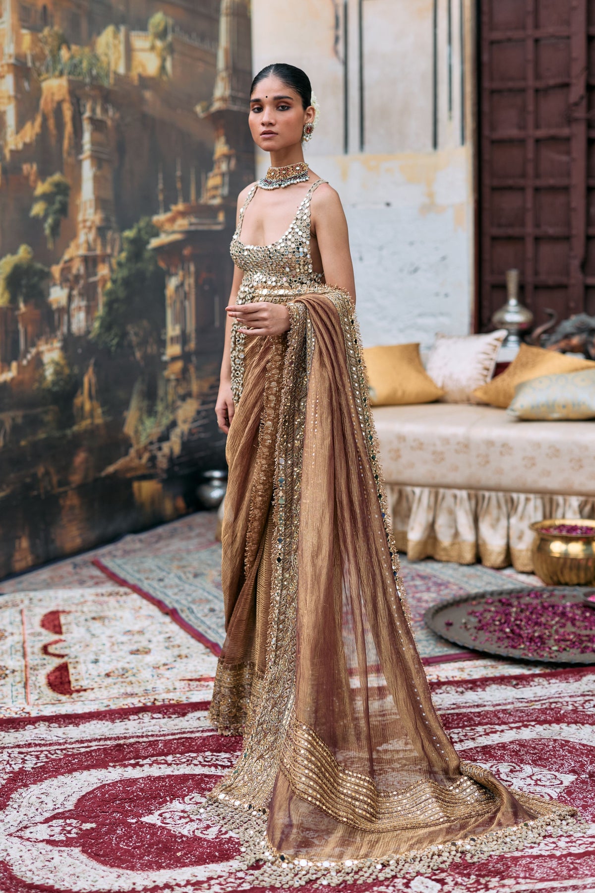 Manjusha Saree Set