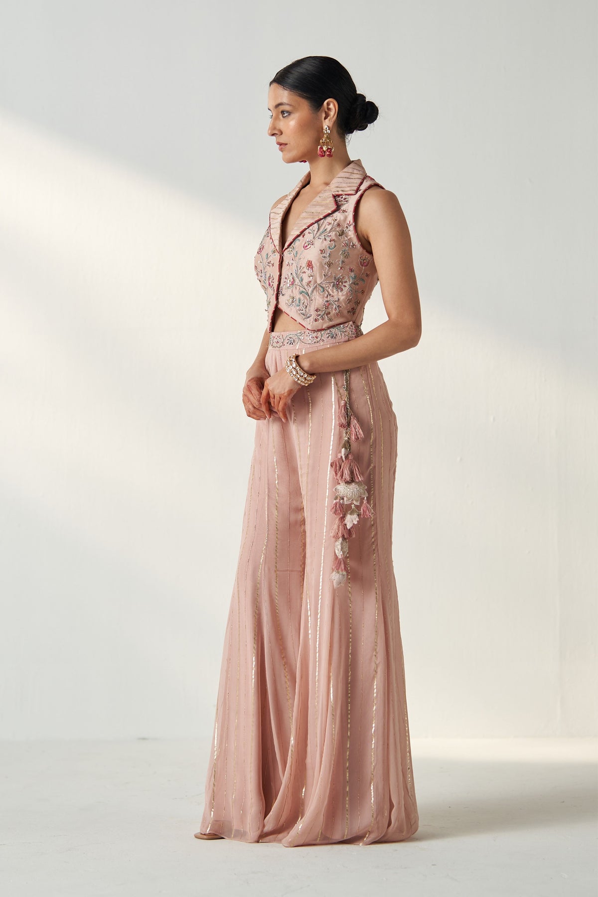 Ridhi Blush Pink Sharara Set