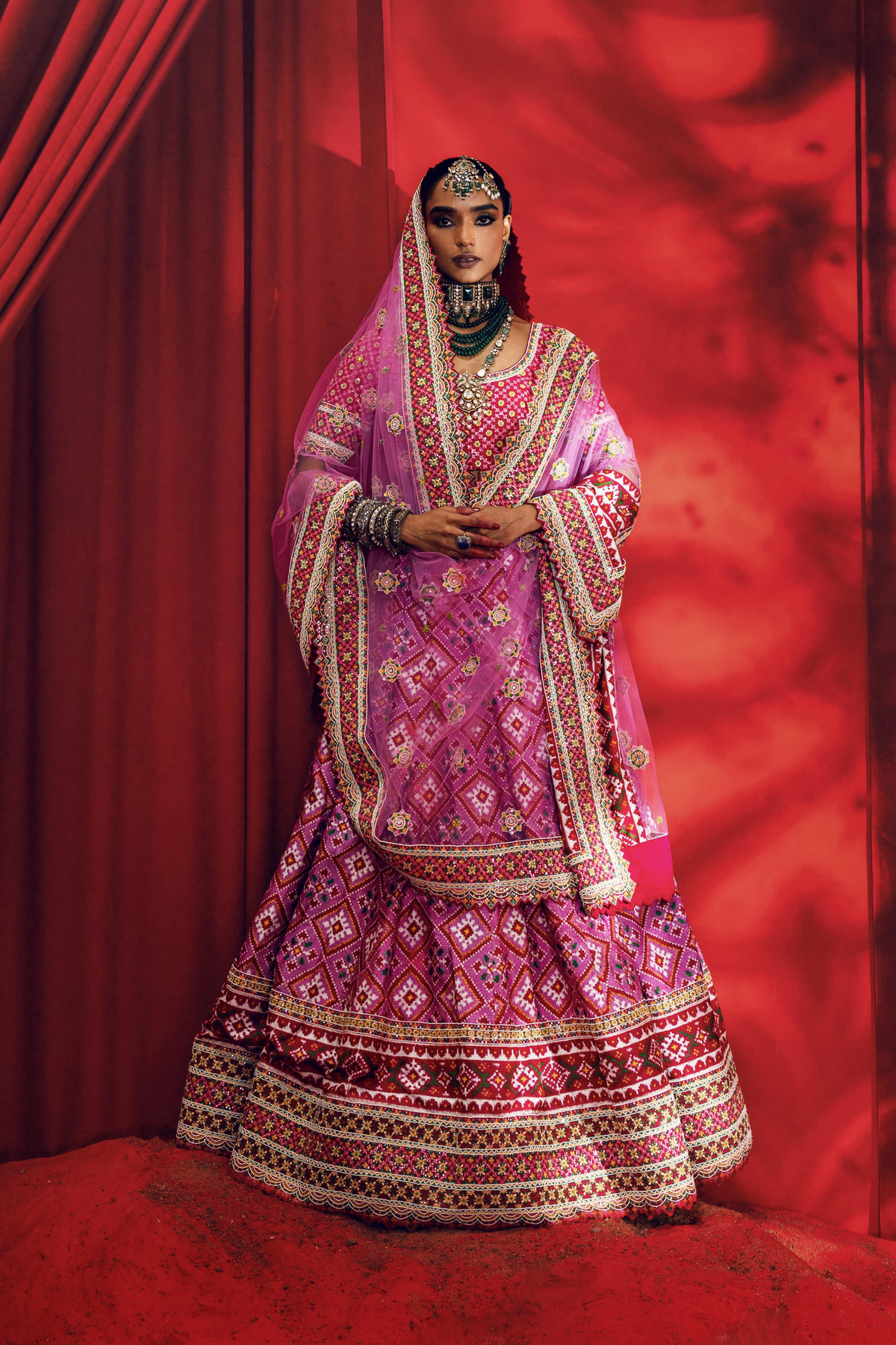 Pink Patola Lehnga