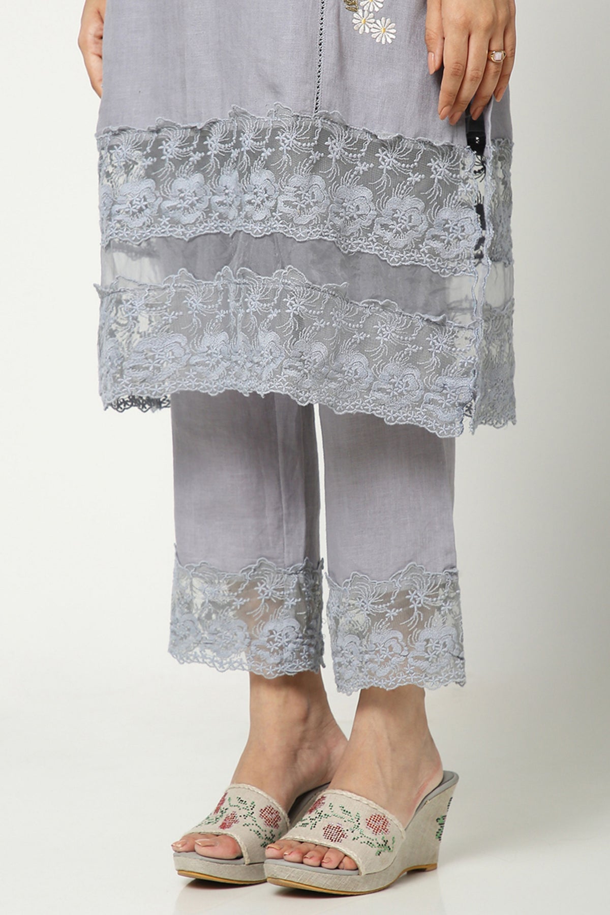 Grey Eden Kurta Set