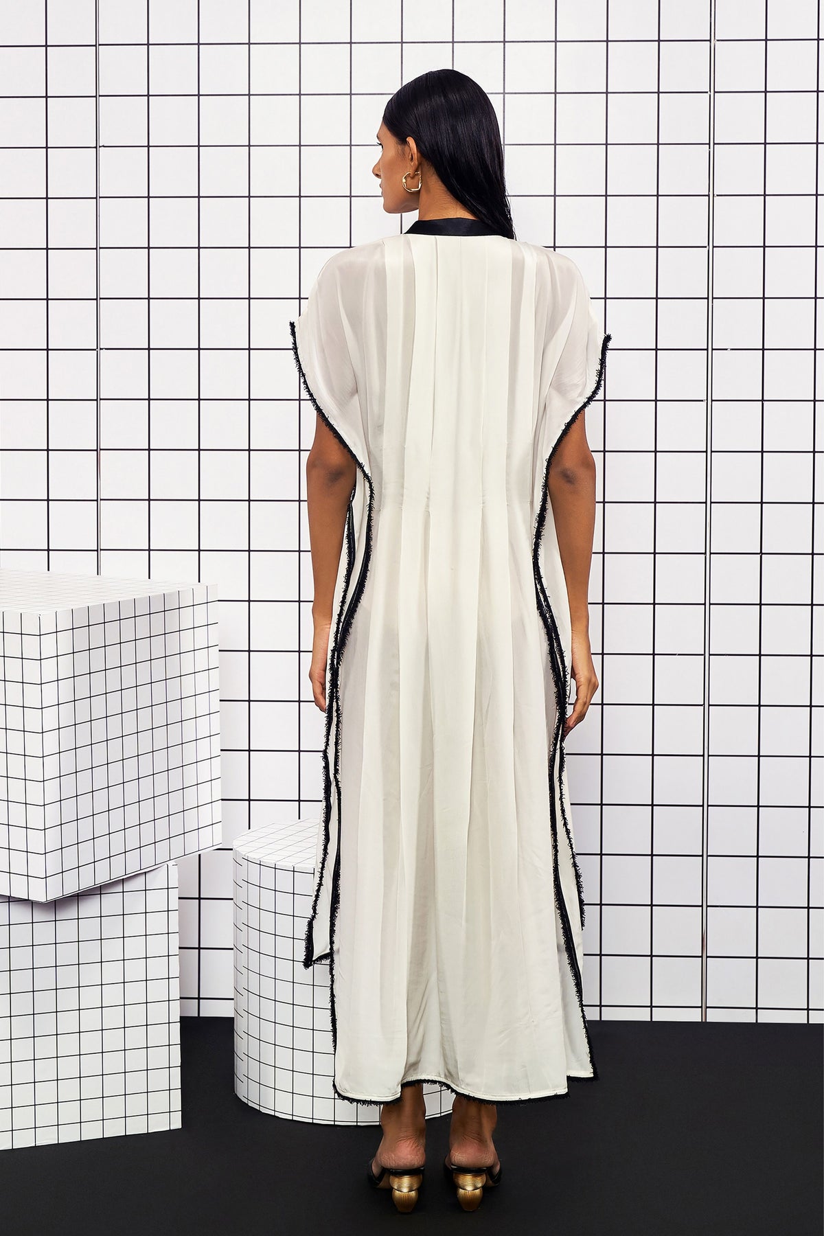 Oh Mia White Kaftan