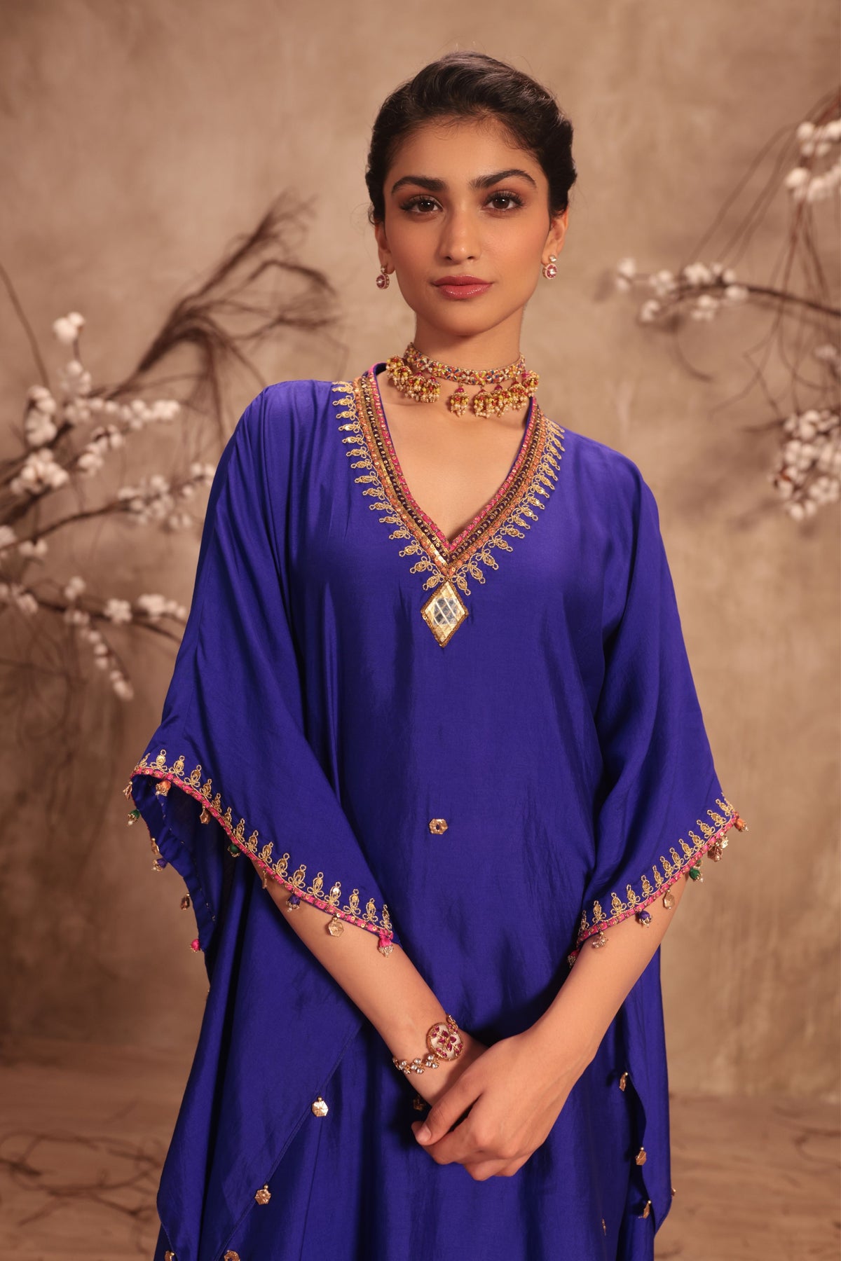 Indigo Kaftan Set