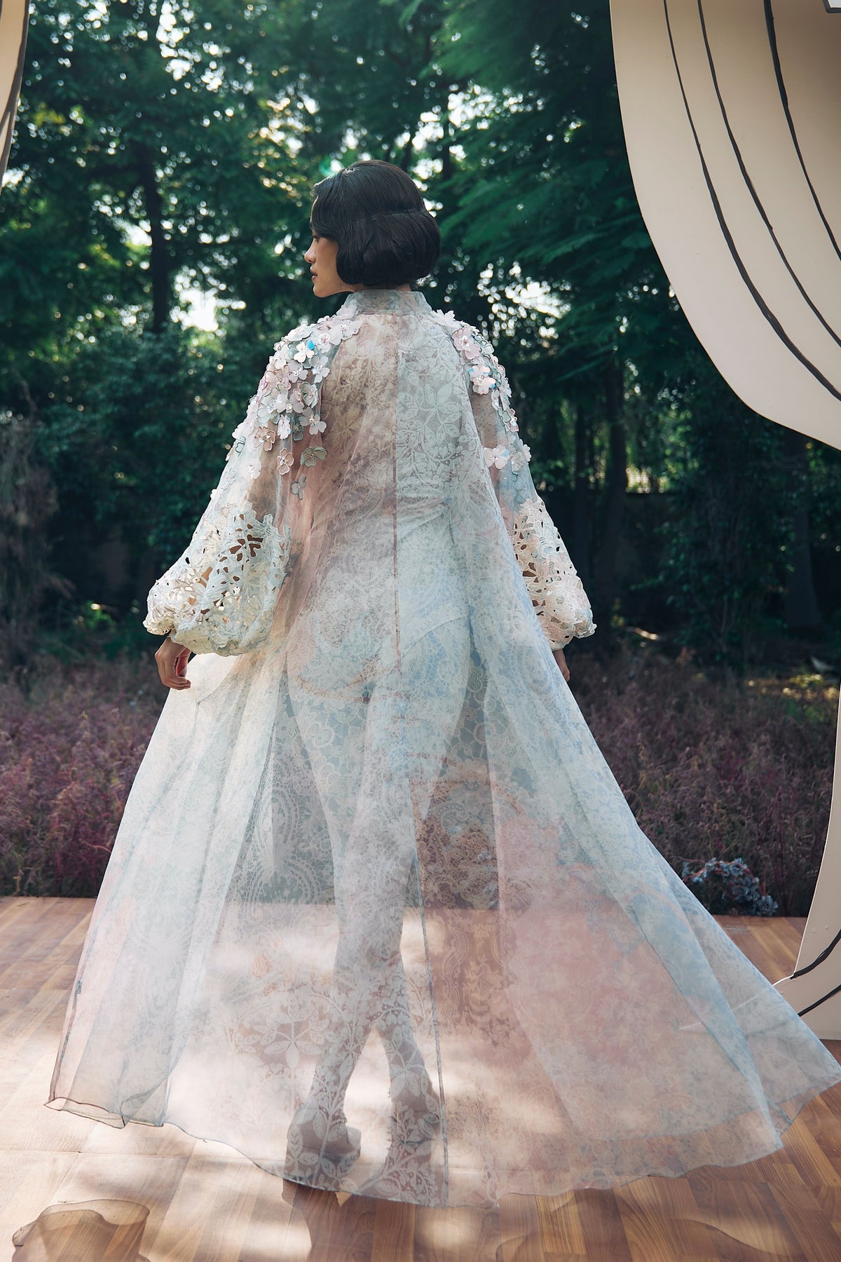 Maxim Embellished Cape Set