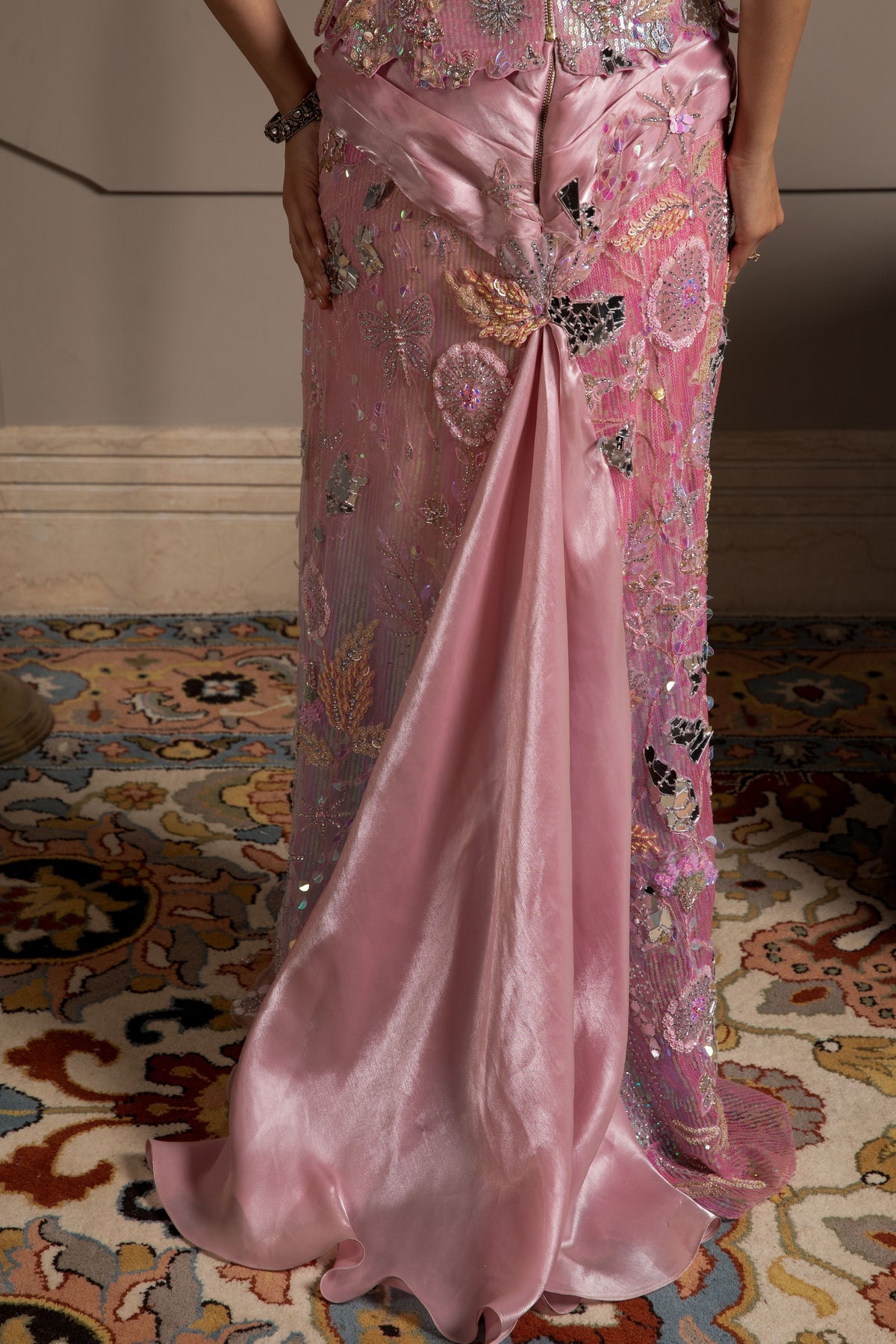 Lura Drape Saree Set