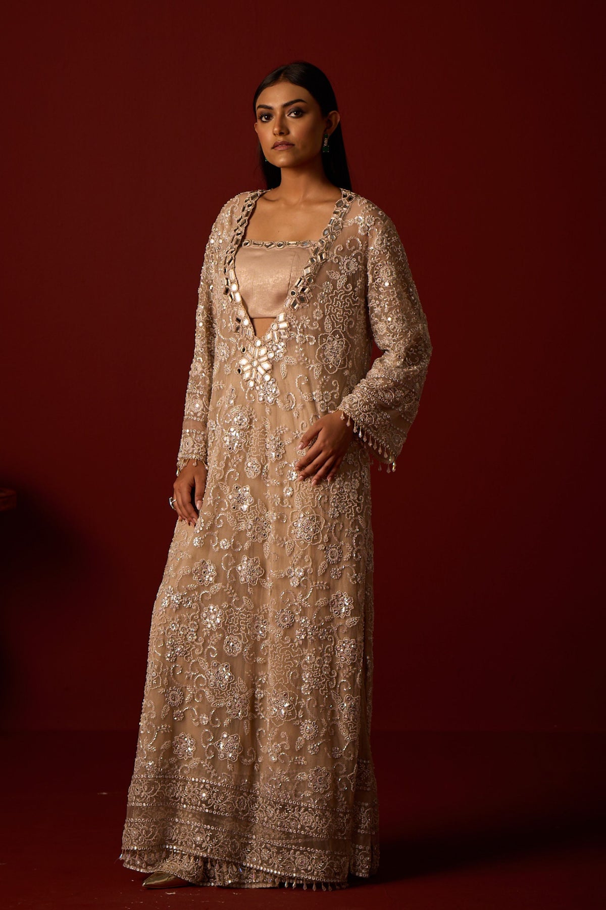 Deep V Kaftan