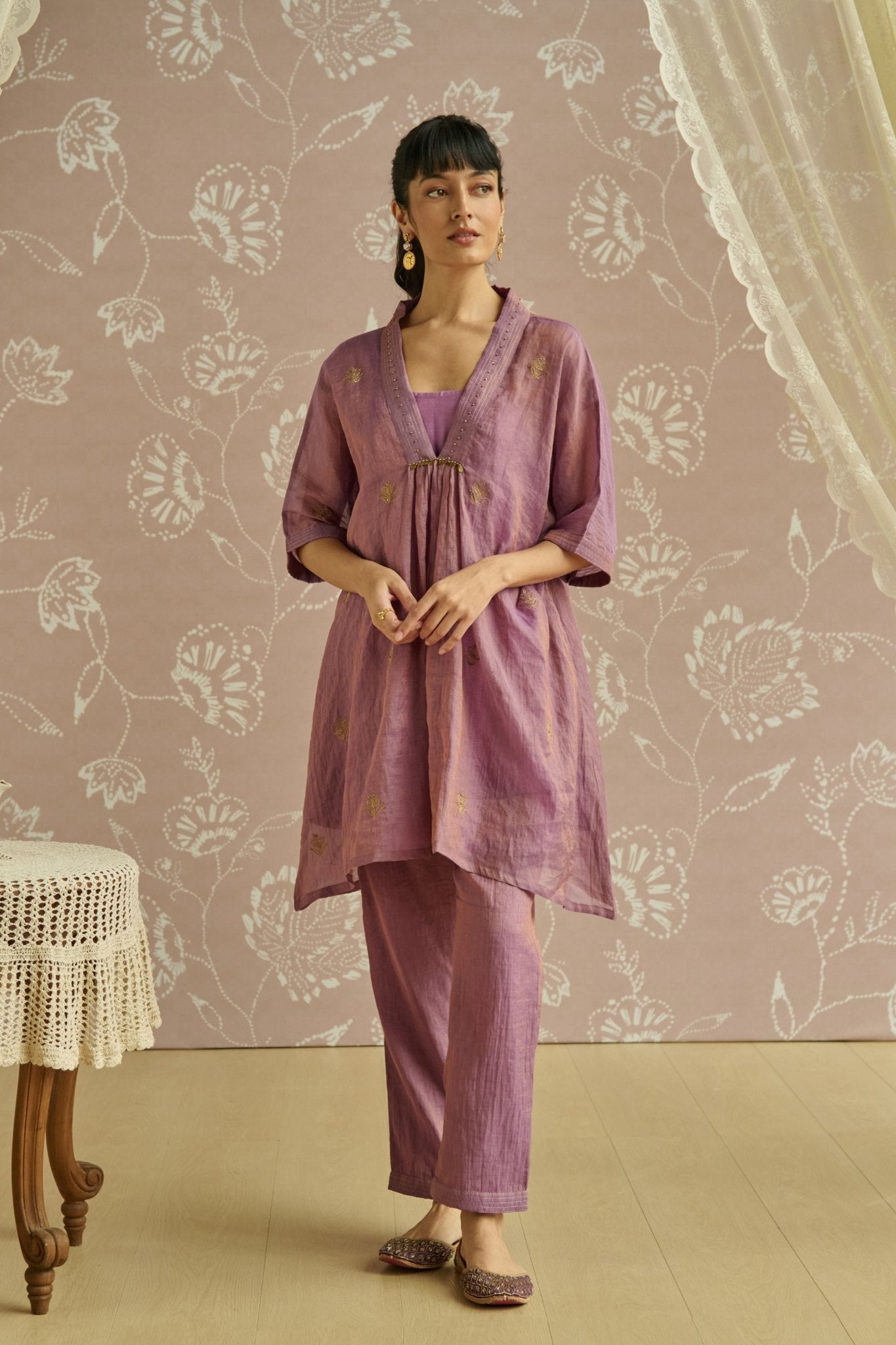Lilac Noora Co - ord Set - Kritika Dawar - Elahe