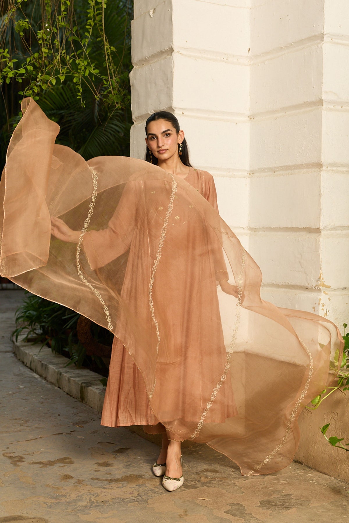 Mabel Fawn Kurta Set